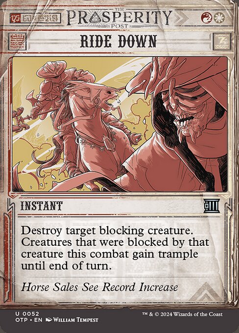 Ride Down [Borderless Showcase Foil]