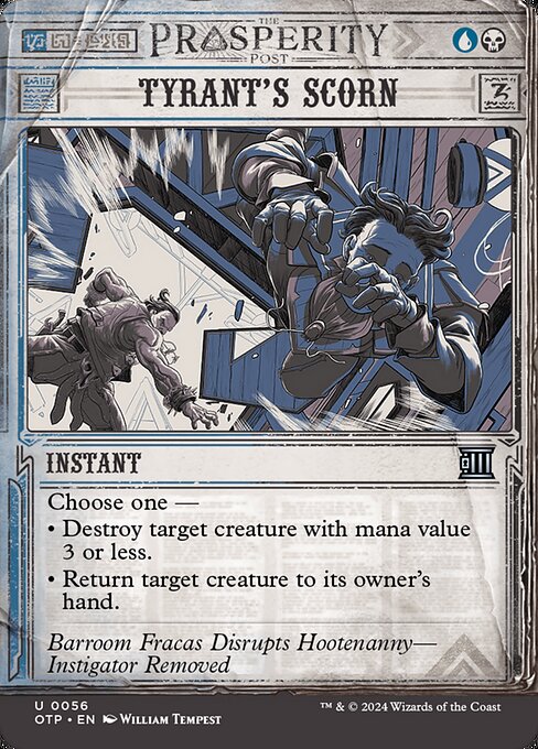 Tyrant's Scorn [Borderless Showcase Foil]