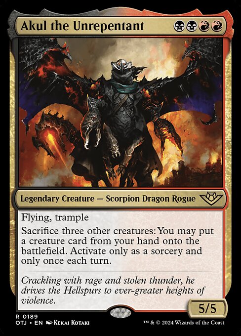 Akul the Unrepentant [Foil]
