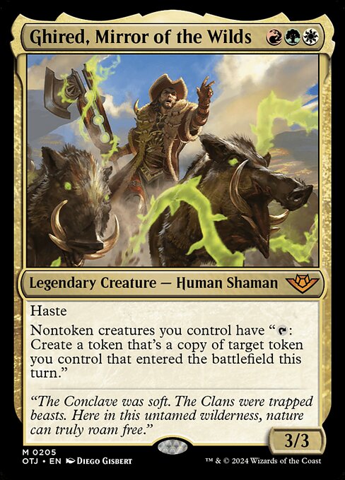 Ghired, Mirror of the Wilds [Foil]