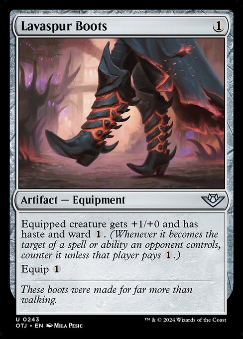 Lavaspur Boots [Foil]