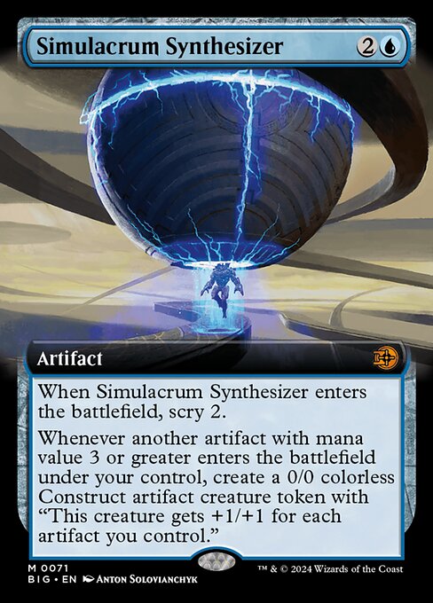 Simulacrum Synthesizer [Extended Artwork Foil]