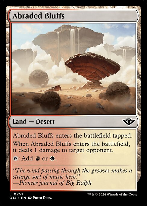 Abraded Bluffs [Foil]