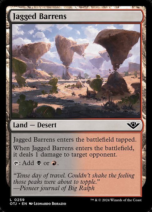Jagged Barrens [Foil]