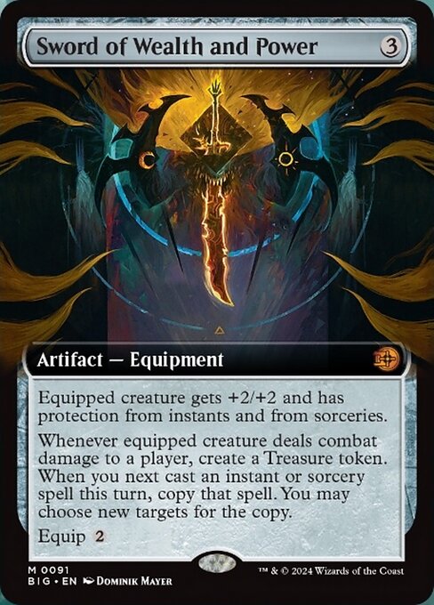 Sword of Wealth and Power [Extended Artwork Foil]
