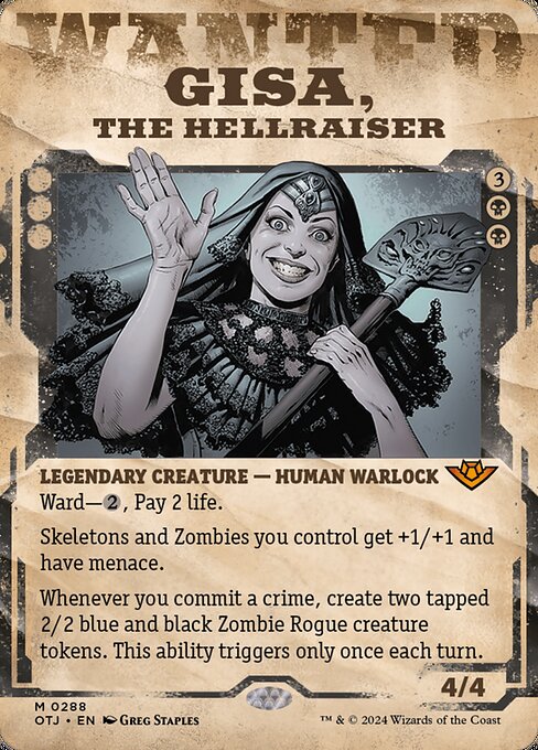 Gisa, the Hellraiser [Borderless Showcase Foil]