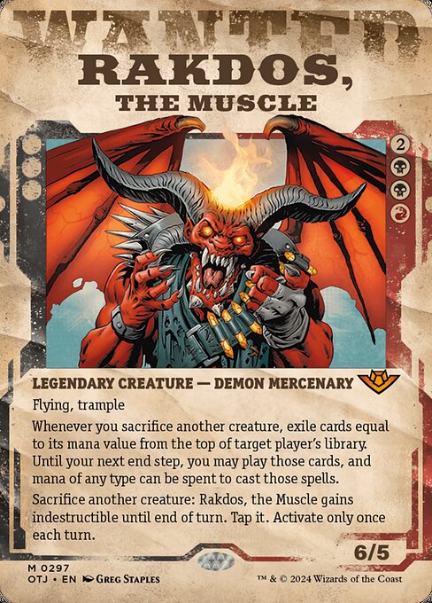 Rakdos, the Muscle [Borderless Showcase]