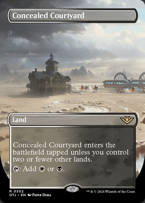 Concealed Courtyard [Borderless Foil]