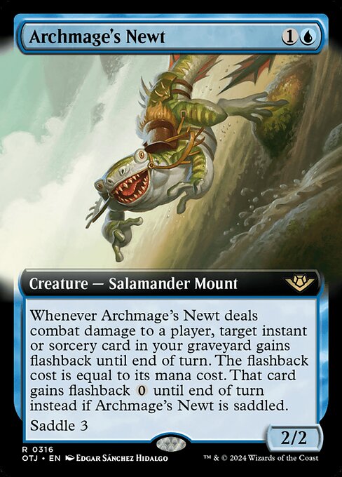 Archmage's Newt [Extended Artwork Foil]