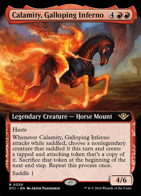 Calamity, Galloping Inferno [Extended Artwork Foil]
