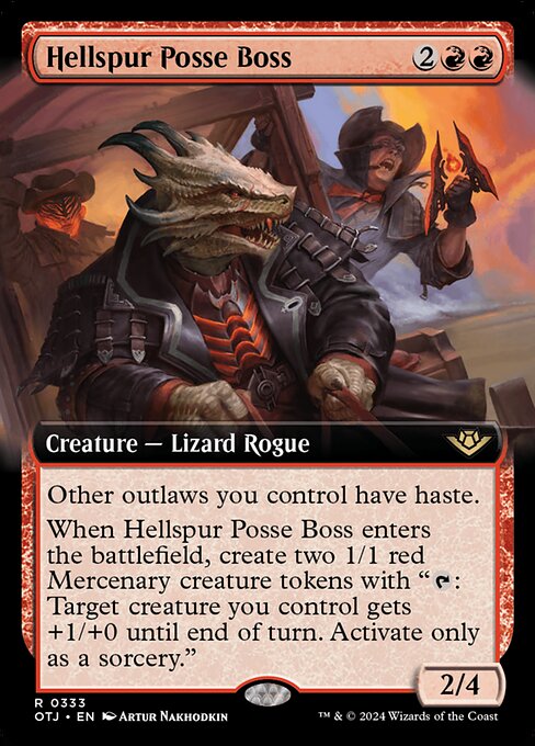Hellspur Posse Boss [Extended Artwork Foil]