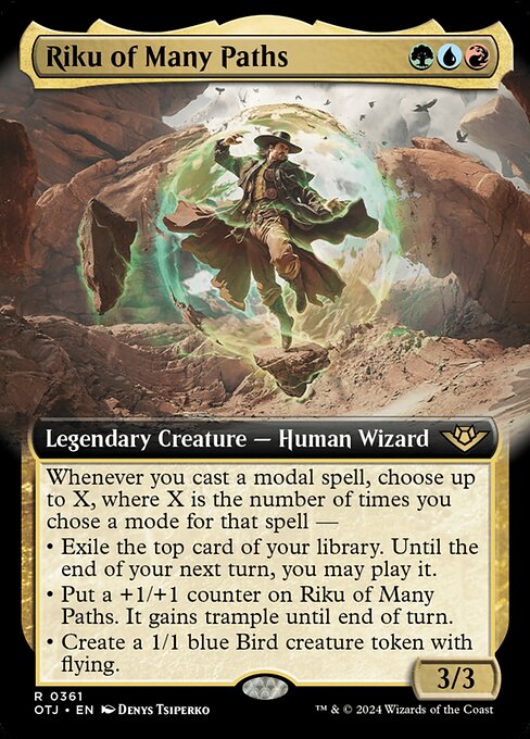 Riku of Many Paths [Extended Artwork Foil]