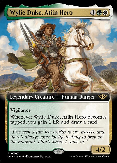 Wylie Duke, Atiin Hero [Extended Artwork Foil]