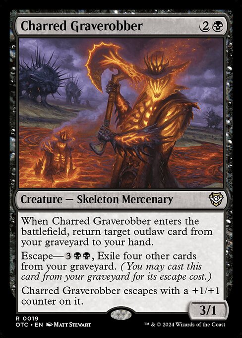 Charred Graverobber [Foil]