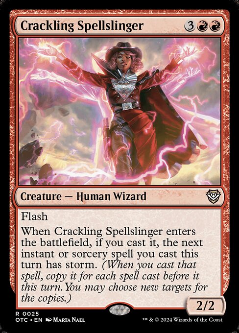 Crackling Spellslinger [Foil]