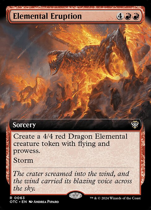 Elemental Eruption [Extended Artwork Foil]
