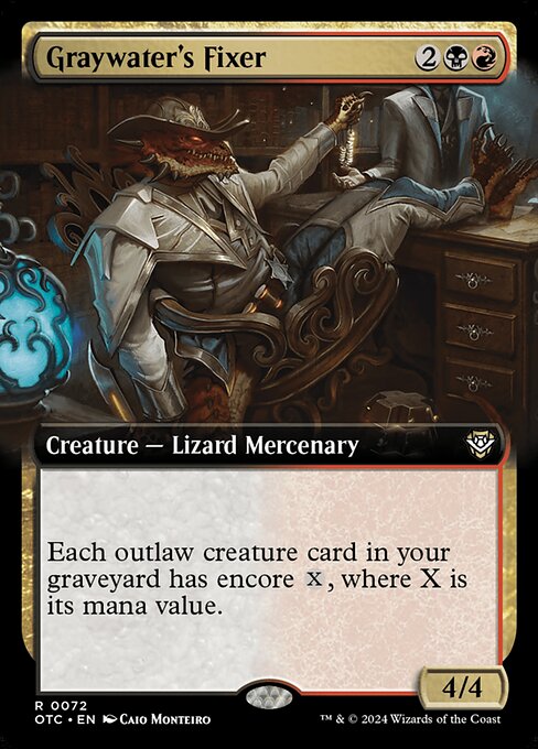 Graywater's Fixer [Extended Artwork Foil]