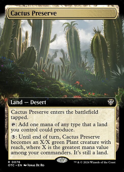Cactus Preserve [Extended Artwork]