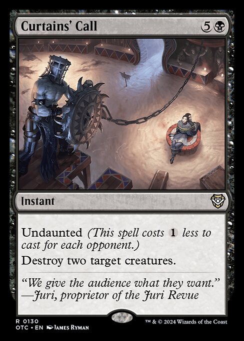 Curtains' Call [Foil]