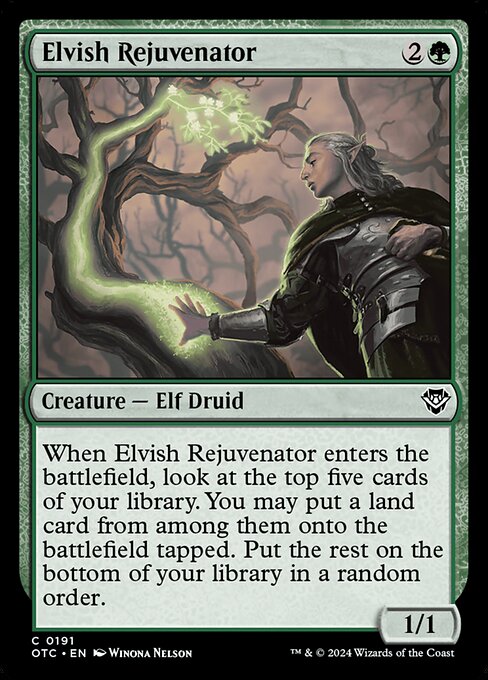 Elvish Rejuvenator [Foil]