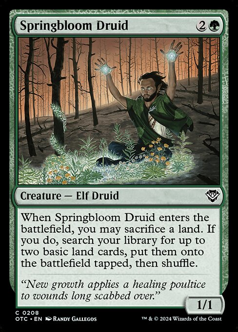 Springbloom Druid [Foil]