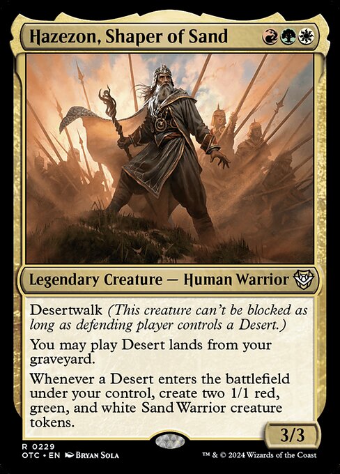 Hazezon, Shaper of Sand [Foil]