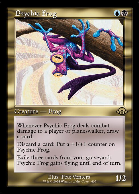 Psychic Frog [Retro Frame]