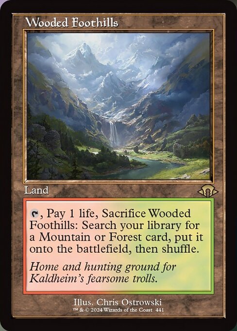 Wooded Foothills [Retro Frame]