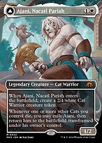 Ajani, Nacatl Pariah // Ajani, Nacatl Avenger [Borderless]