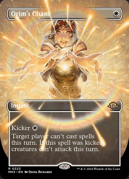 Orim's Chant [Borderless Foil]