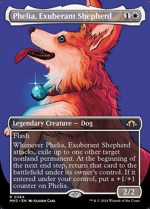 Phelia, Exuberant Shepherd [Borderless Foil]