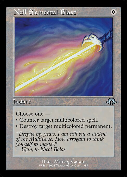 Null Elemental Blast [Retro Frame Foil]