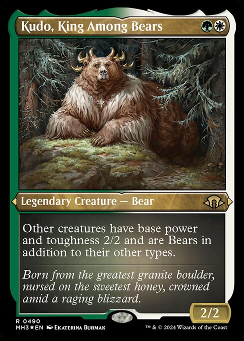 Kudo, King Among Bears [Etched Foil]