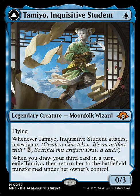Tamiyo, Inquisitive Student // Tamiyo, Seasoned Scholar [Foil]