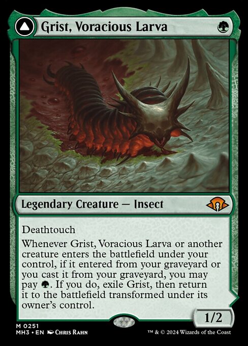 Grist, Voracious Larva // Grist, the Plague Swarm [Foil]