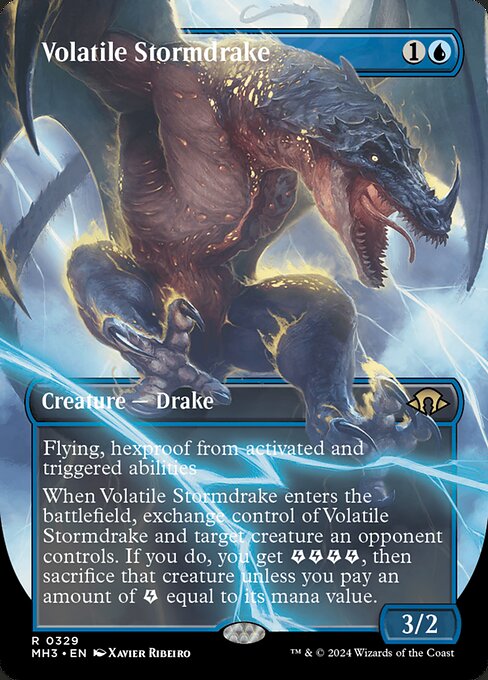 Volatile Stormdrake [Borderless Foil]