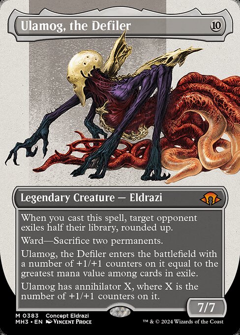 Ulamog, the Defiler [Borderless]