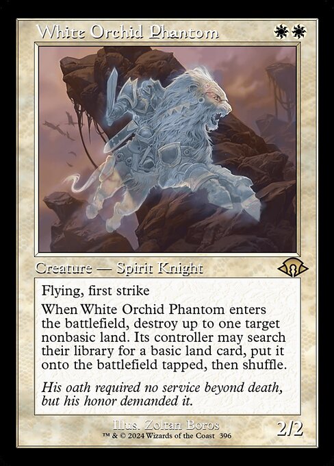 White Orchid Phantom [Retro Frame Foil]