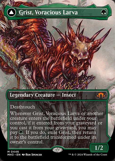 Grist, Voracious Larva // Grist, the Plague Swarm [Borderless Foil]
