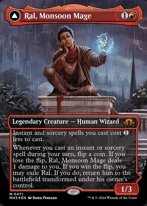 Ral, Monsoon Mage // Ral, Leyline Prodigy [Textured Foil]