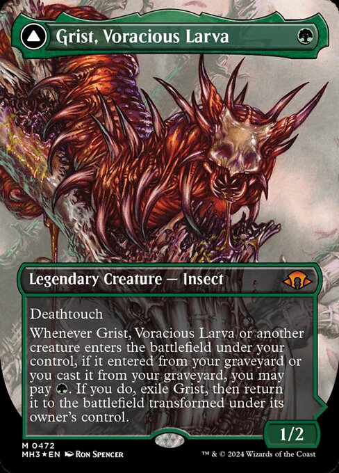 Grist, Voracious Larva // Grist, the Plague Swarm [Textured Foil]