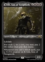 K'rrik, Son of Yawgmoth [Etched Foil]