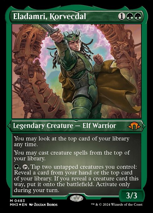 Eladamri, Korvecdal [Etched Foil]