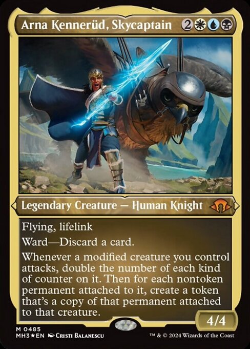 Arna Kennerüd, Skycaptain [Etched Foil]