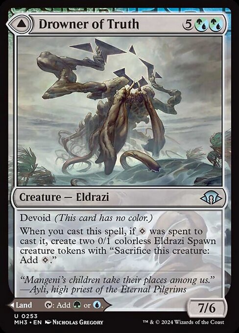 Drowner of Truth // Drowned Jungle [Foil]