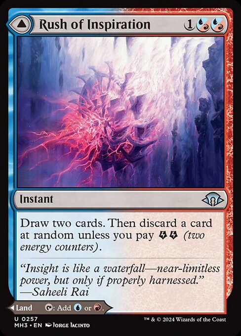 Rush of Inspiration // Crackling Falls [Foil]