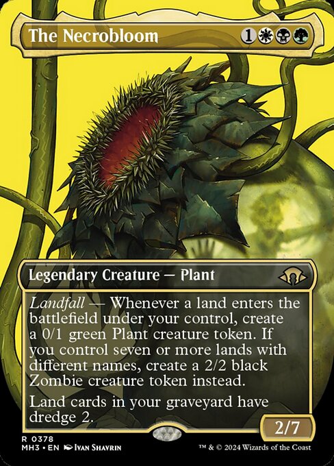 The Necrobloom [Borderless Foil]