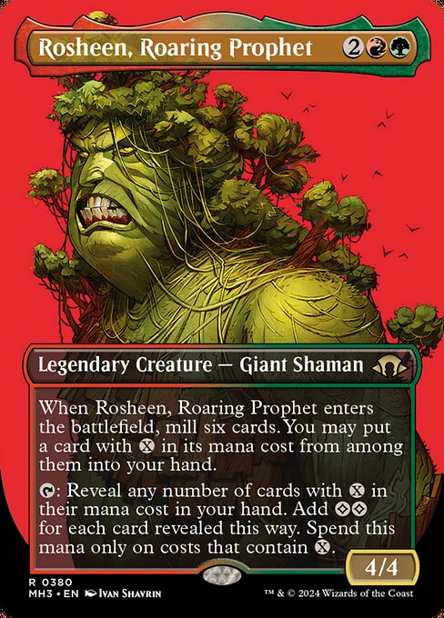 Rosheen, Roaring Prophet [Borderless Foil]