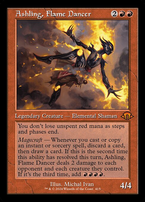 Ashling, Flame Dancer [Retro Frame Foil]
