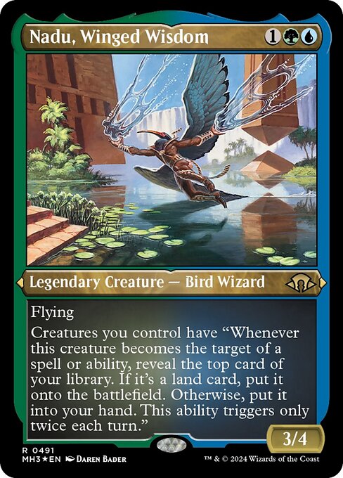 Nadu, Winged Wisdom [Etched Foil]